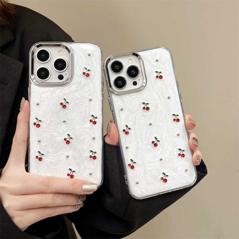 Pearlescent White Mobile Phone Case