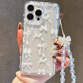 White Ribbon Phone Case