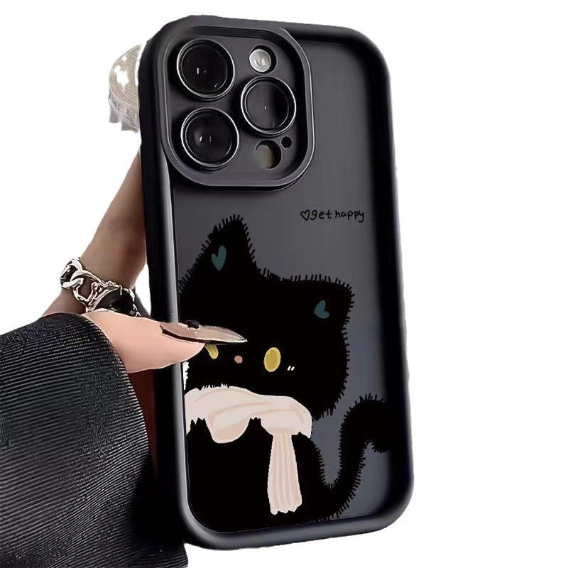Cartoon Cat Silicone Phone Case
