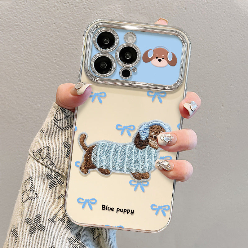 Blue Puppy Phone Case