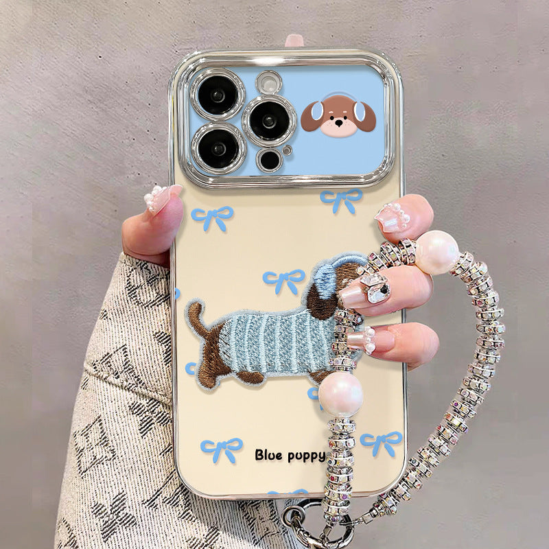 Blue Puppy Phone Case