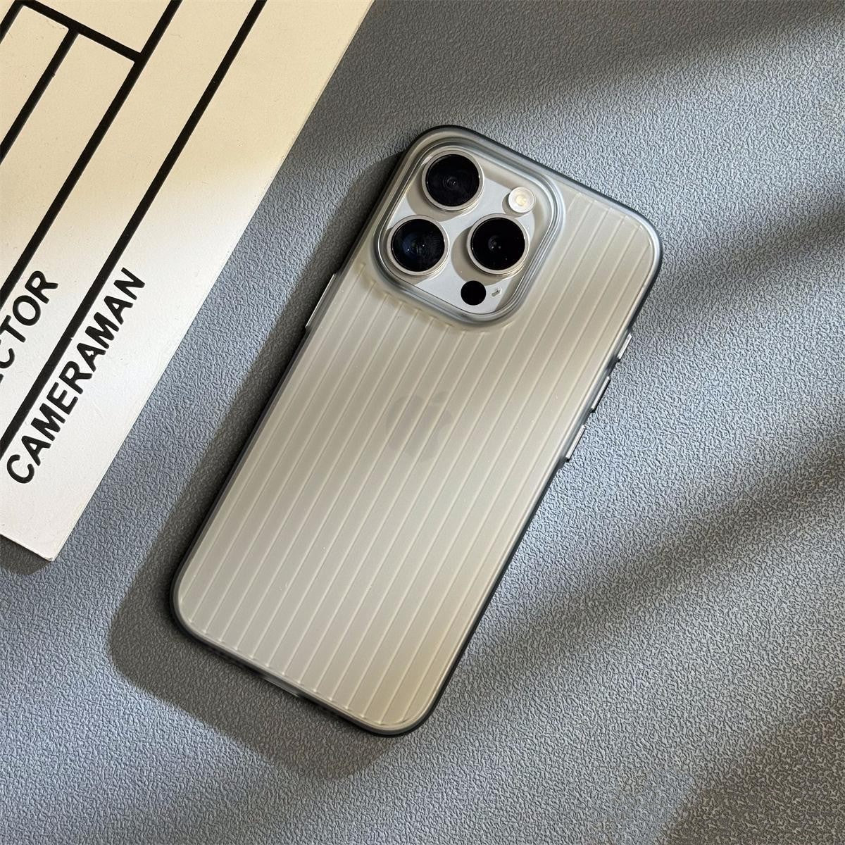 Metal Button Hard Phone Case