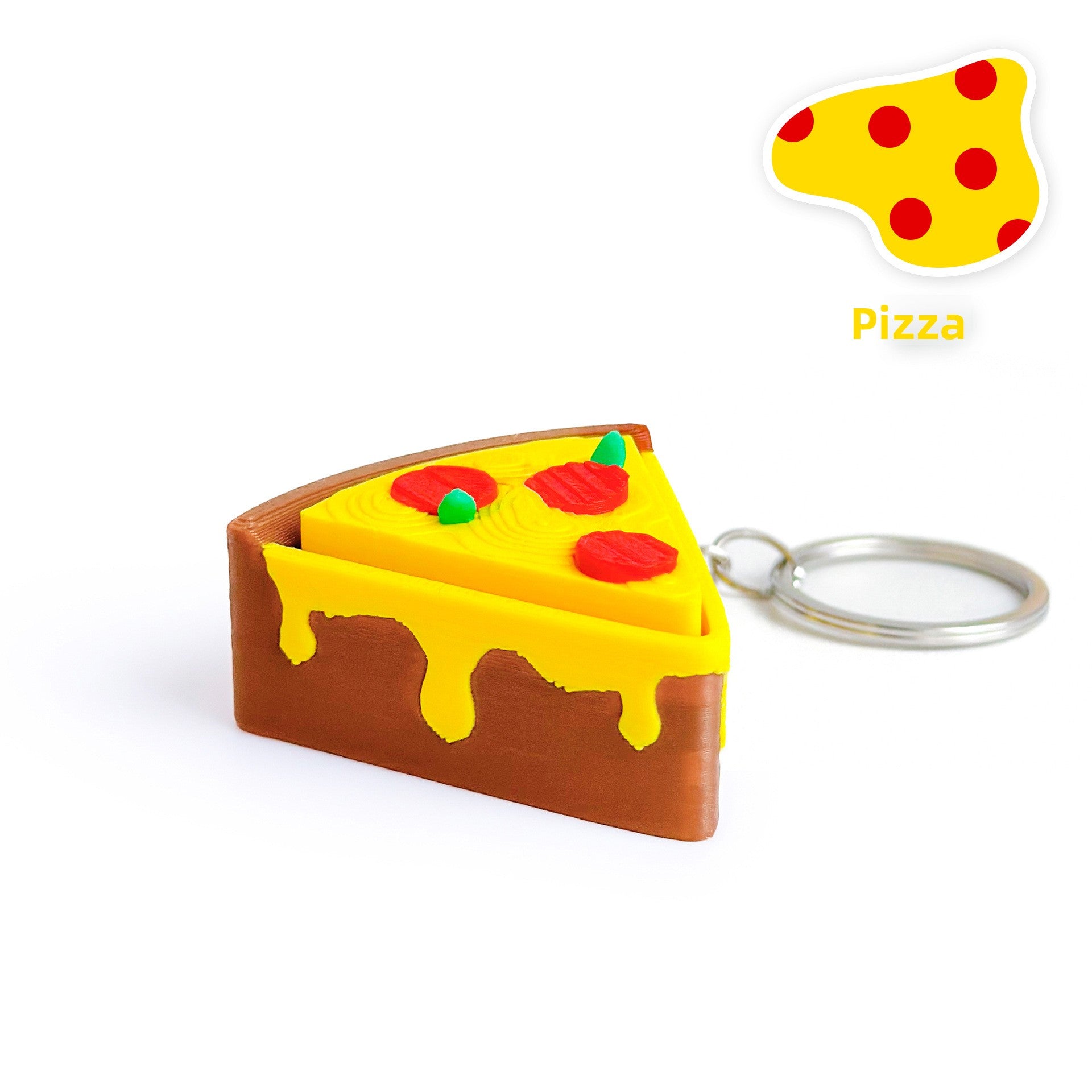 Food Theme Clicker Keychain