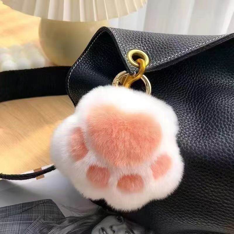 Plush Bunny Keychain Charm