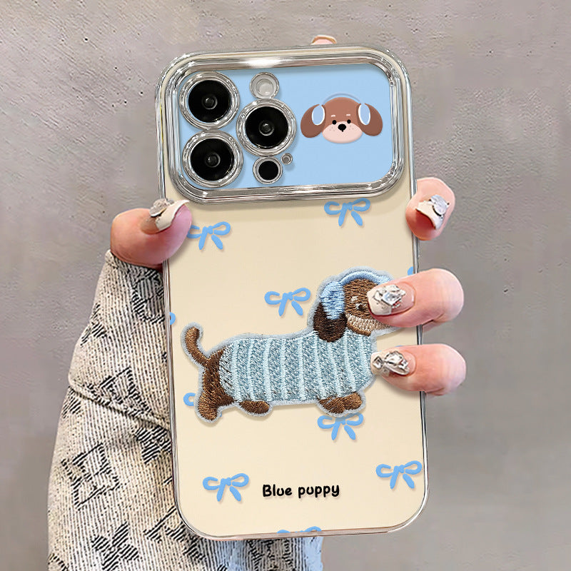 Blue Puppy Phone Case