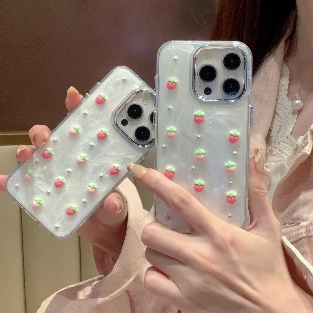 Pearlescent White Mobile Phone Case