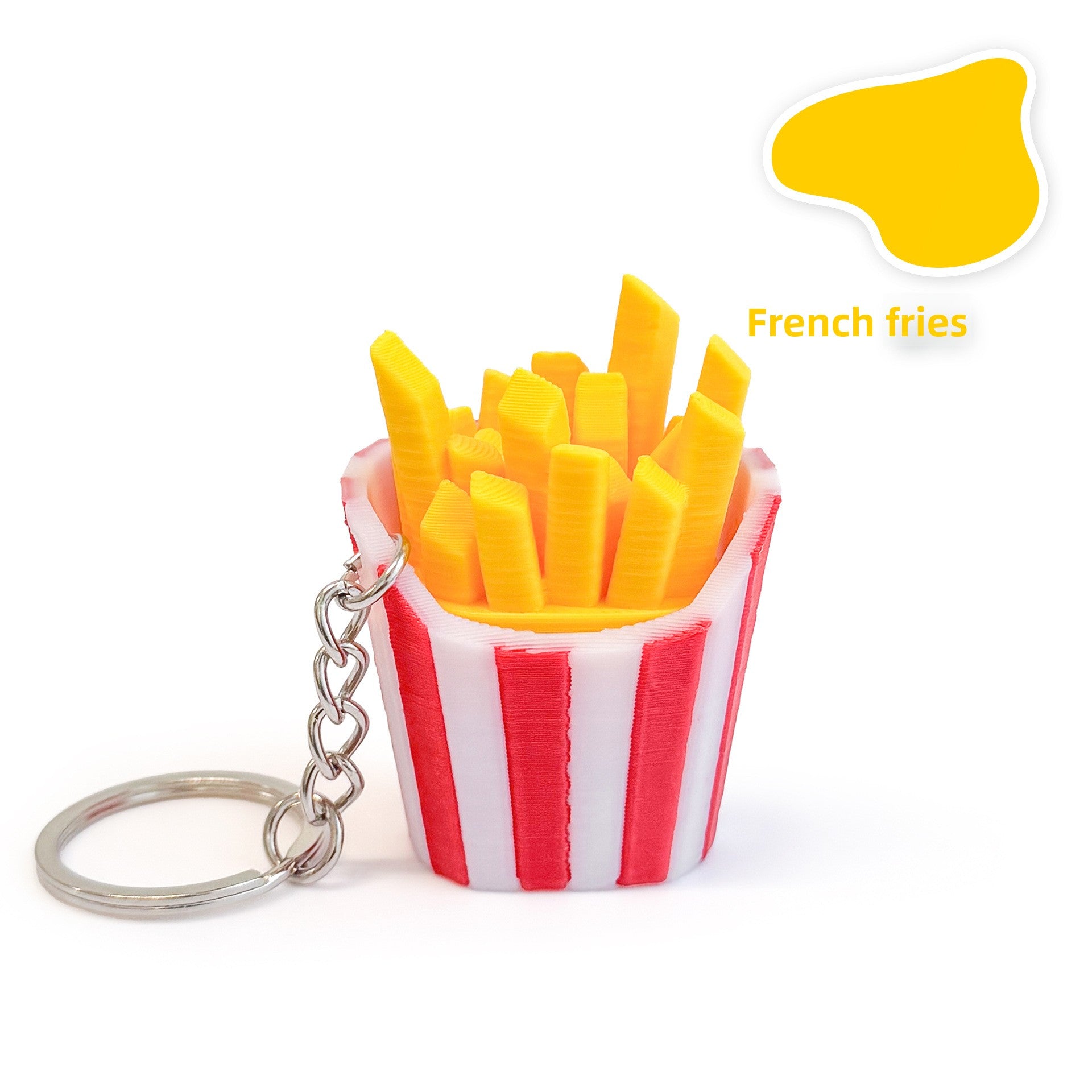 Food Theme Clicker Keychain