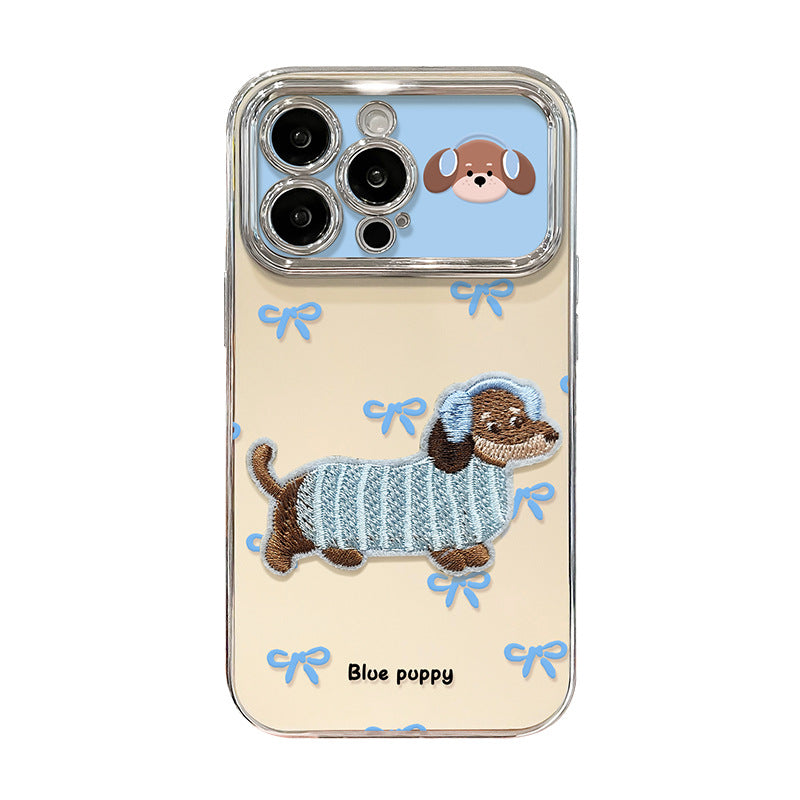 Blue Puppy Phone Case