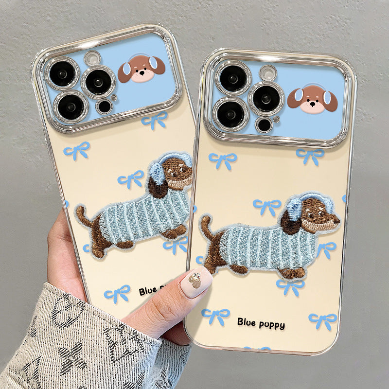 Blue Puppy Phone Case