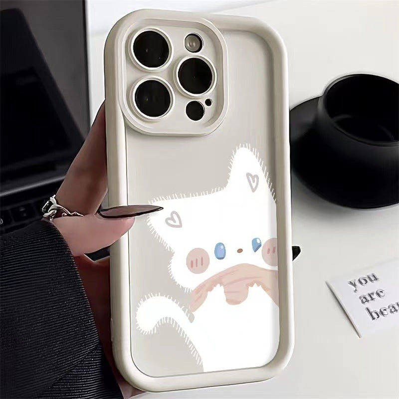Cartoon Cat Silicone Phone Case